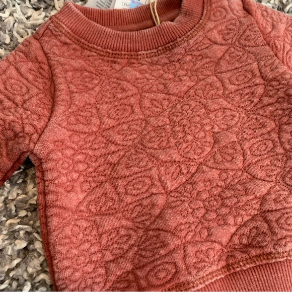 NWT Noppies Rust floral print Sweater - Picture 3 of 5